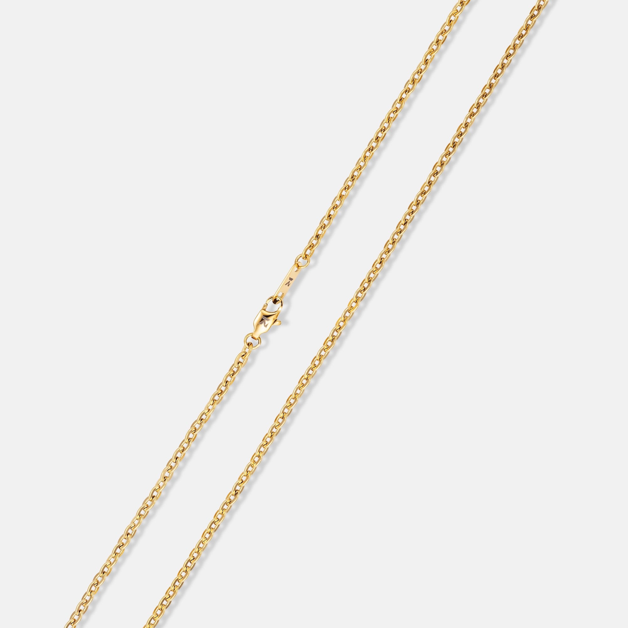 K12 - GOLD CABLE CHAIN - 3MM