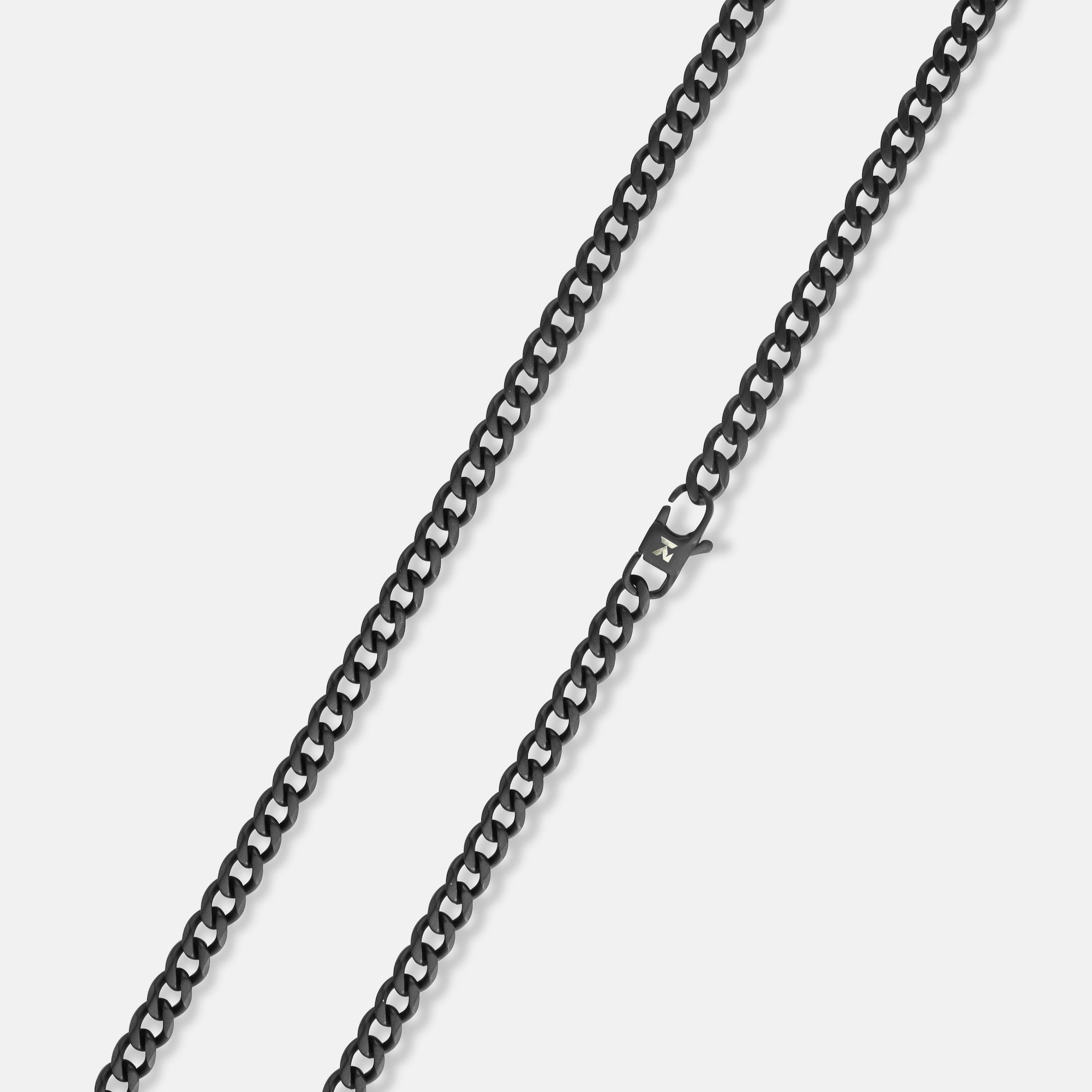 K12 - BLACK CUBAN CHAIN - 6MM