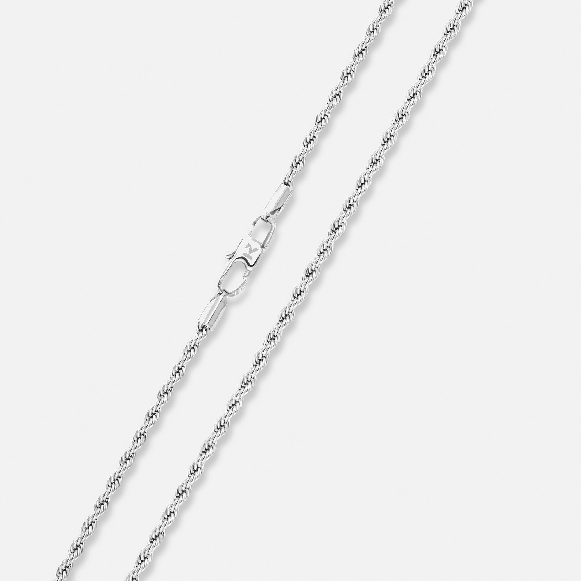 K12 - SILVER ROPE CHAIN - 3MM