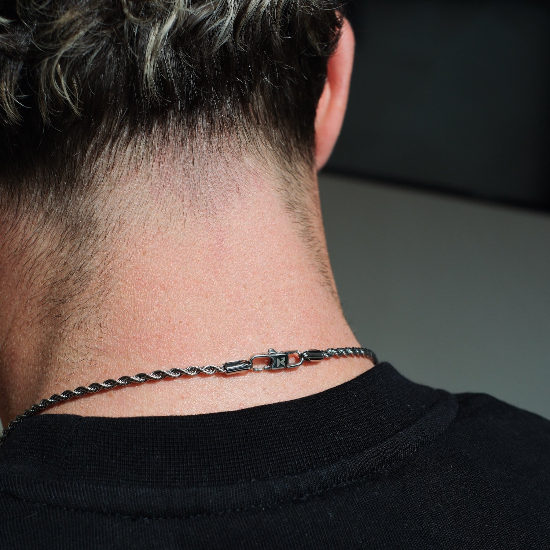 K12 - SILVER ROPE CHAIN - 3MM